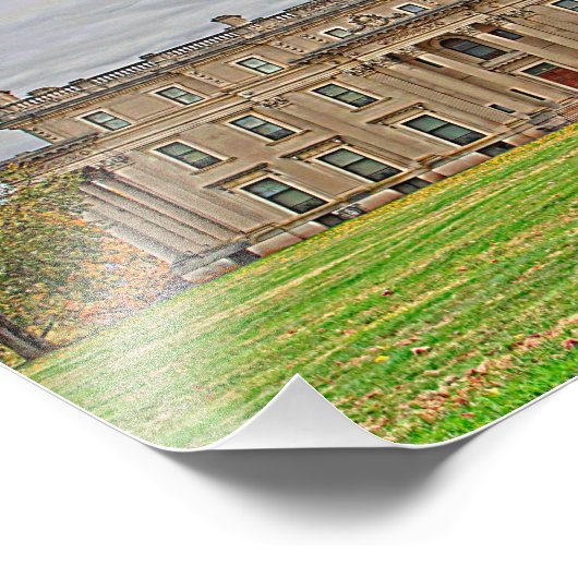 Vanderbuilt Mansion Foto Afdruk (Hoek)