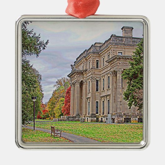 Vanderbuilt Mansion Metalen Ornament (Voorkant)