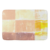 Vandretti Gele zachte kleuren Badmat (Voorkant)