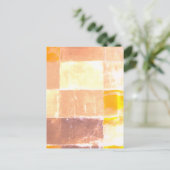 Vandretti Gele zachte kleuren Briefkaart (Staand voorkant)