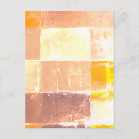 Vandretti Gele zachte kleuren Briefkaart (Voorkant)