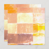 Vandretti Gele zachte kleuren Kaart (Voorkant / Achterkant)