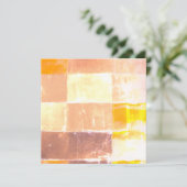 Vandretti Gele zachte kleuren Kaart (Staand voorkant)