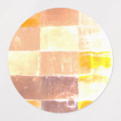 Vandretti Gele zachte kleuren Labels (Design 2)