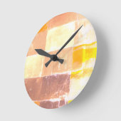 Vandretti Gele zachte kleuren Ronde Klok (Hoek)