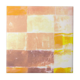 Vandretti Gele zachte kleuren Tegeltje