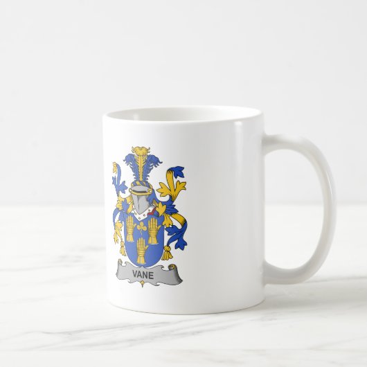 Vane Family Crest Koffiemok (Rechts)