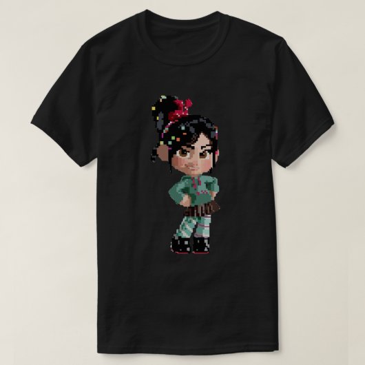 Vanellope Pixel T-shirt (Design voorkant)