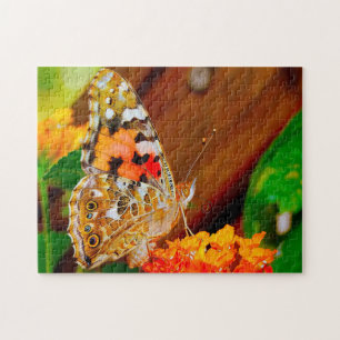 Vanessa Cardui Butterfly. Legpuzzel