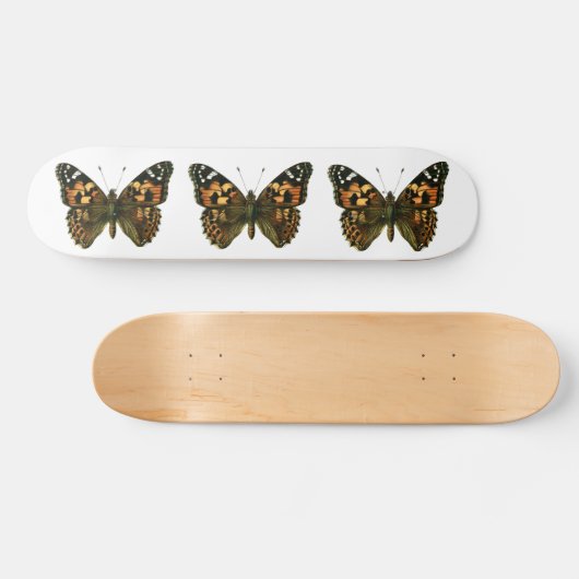 Vanessa cardui - De gefinteerde Lady Butterfly Persoonlijk Skateboard (Horizontaal)