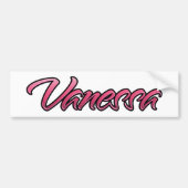 Vanessa faded pink Aufkleber Sticker (Voorkant)