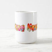 Vanessa - Floral and Bee Design Mug Koffiemok (Center)