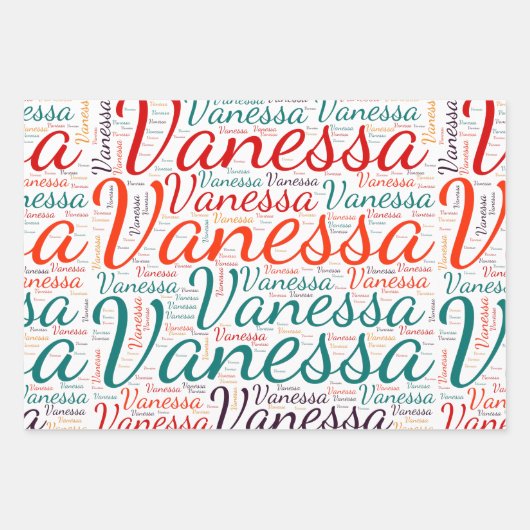 Vanessa Inpakpapier Vel (Voorkant 2)