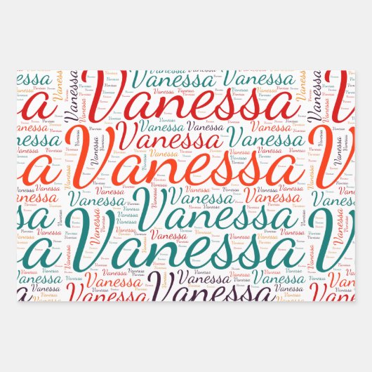 Vanessa Inpakpapier Vel (Voorkant)