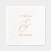 Vanessa Moderne Trouw Folie Servetten (Voorkant)