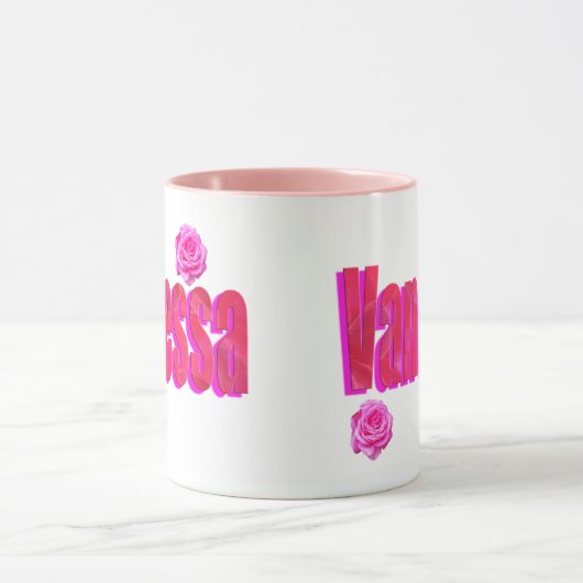 Vanessa Name Logo, Mok (Midden)