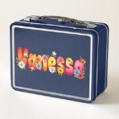 Vanessa - Personalized Bee Lunch Box (Achterkant)