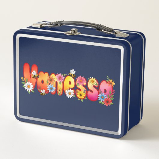Vanessa - Personalized Bee Lunch Box (Voorkant)