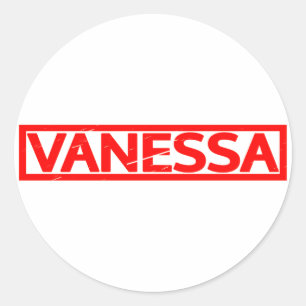 Vanessa Stamp Ronde Sticker