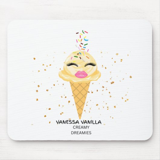 Vanessa Vanilla Creamy Dreamies Mouse Pad Muismat (Voorkant)
