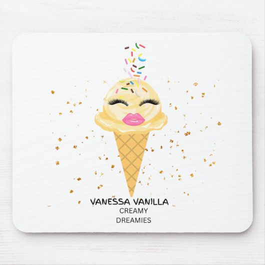 Vanessa Vanilla Creamy Dreamies Muismat (Voorkant)