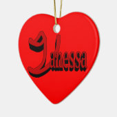 Vanessa-versiering Keramisch Ornament (Links)