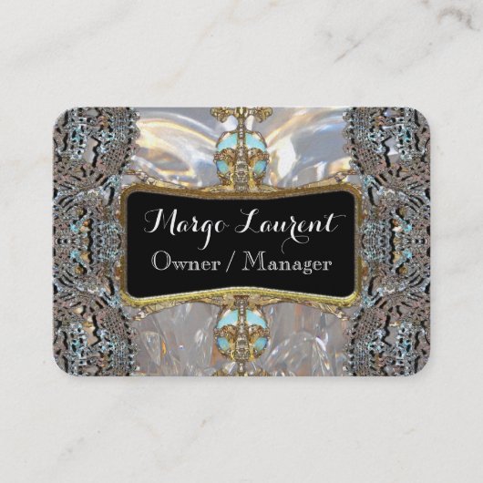 Vanfacture Elegant Professional Round Visitekaartje (Voorkant)