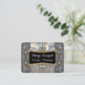 Vanfacture Elegant Professional Round Visitekaartje (Staand voorkant)