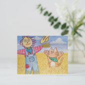"Vang!" Briefkaart (Staand voorkant)