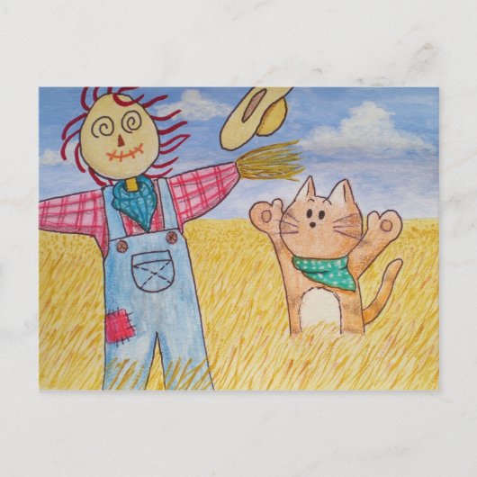 "Vang!" Briefkaart (Voorkant)