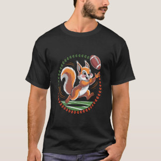 Vang Dat Voetbal Eekhoorn Ontwerp T-shirt