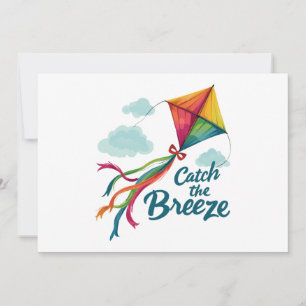 Vang de Breeze Flying Kite Kaart