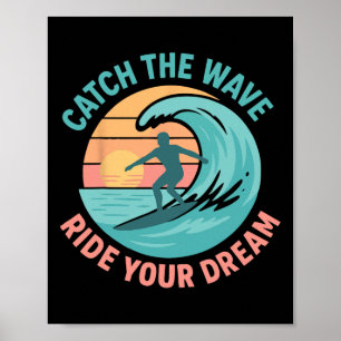 Vang de golf, rijd je droom poster