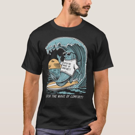 Vang de golf van comfort! t-shirt (Voorkant)