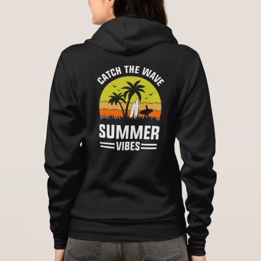 Vang De Golf Zomerstemming-64193 Hoodie (Achterkant)