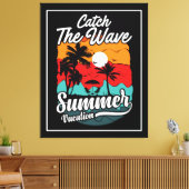 Vang de golf zomervakantie-43432 canvas afdruk (Insitu (Woonkamer))