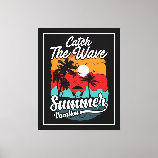 Vang de golf zomervakantie-43432 canvas afdruk (Voorkant)