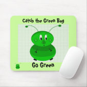 Vang de Groene Bug - Ga Groen Muismat (Met muis)