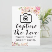 Vang de grootte van het 5 x 7" Liefde Sign. Kaart (Staand voorkant)