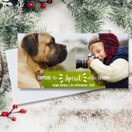 Vang de Kerstsfeer met Fantasievolle Typografie Feestdagenkaart