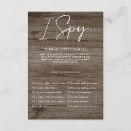 Vang de Liefde Foto I Spy Huwelijk Spel Menu