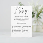 Vang de Liefde Foto Spioneer Huwelijk Spel Menu (Staand voorkant)