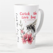 Vang de Liefdeskever Valentijnsdag Latte Mok (Rechterhoek)