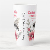 Vang de Liefdeskever Valentijnsdag Latte Mok (Voorkant)