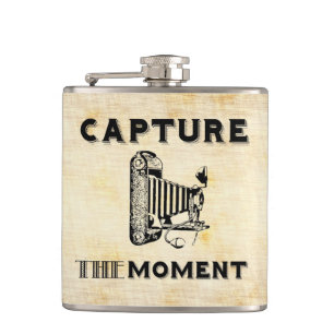 Vang de Moment  Fotograaf van de Camera Heupfles