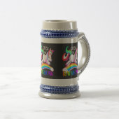 Vang de Regenboog - Eenhoorn Design-15989 Bierpul (Voorkant rechts)
