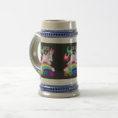 Vang de Regenboog - Eenhoorn Design-15989 Bierpul (Voorkant links)