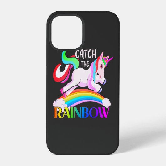 Vang de Regenboog - Eenhoorn Design-15989 iPhone Hoesje (Achterkant)