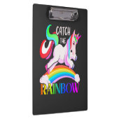 Vang de Regenboog - Eenhoorn Design-15989 Klembord (Rechts)