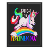 Vang de Regenboog - Eenhoorn Design-15989 Perfect Poster (Voorkant)